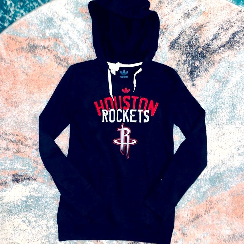 NBA x ADIDAS || Houston Rockets Collectors Hoodie in Navy - SZ Small